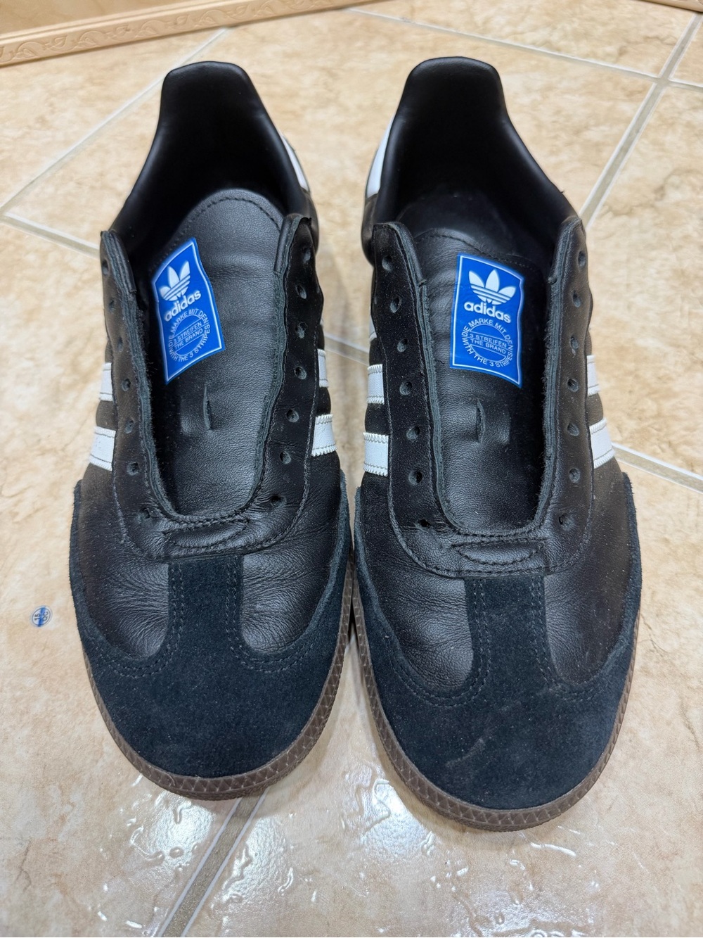 adidas Black & White Low-Top Sneakers